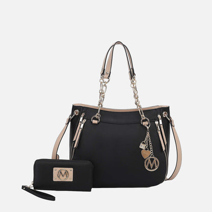 Lina Shoulder Bag and Wallet Set in Cognac Brown view 5 - Lena Shoulder Bag Kate Spade (one-piece)