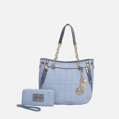 Lina Shoulder Bag and Wallet Set in Denim Olive view 21 - Lena Shoulder Bag Kate Spade (one-piece)