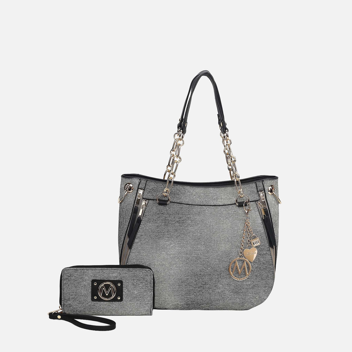 Lina Shoulder Bag and Wallet Set in Denim Taupe view 23 - Lena Shoulder Bag Kate Spade (one-piece)