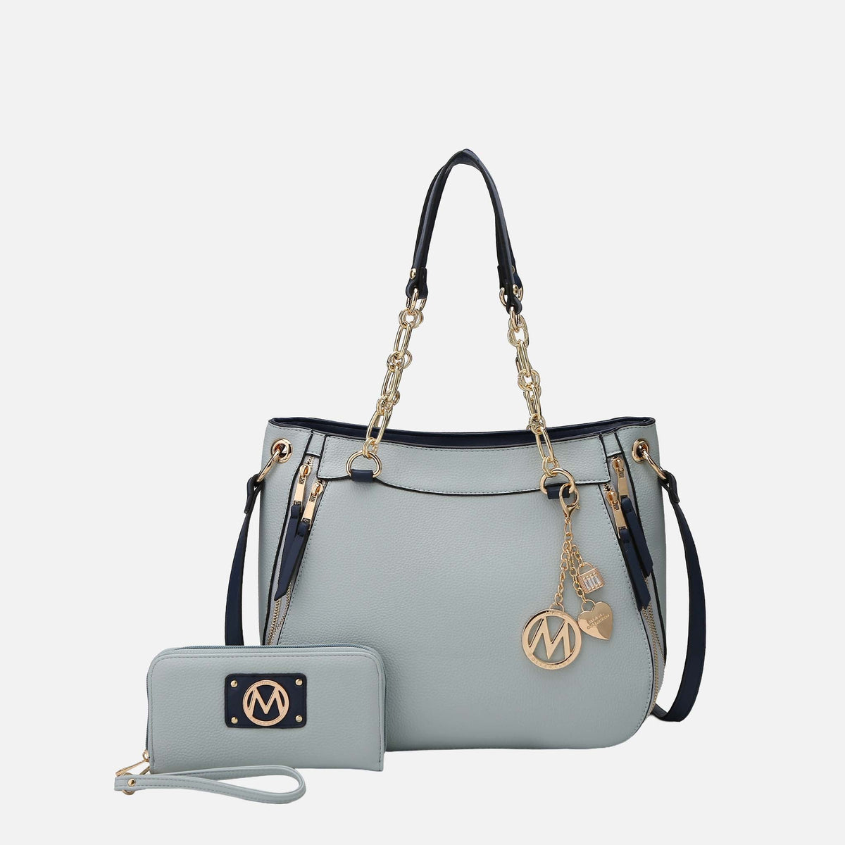 Lina Shoulder Bag and Wallet Set in Navy view 7 - Lena Shoulder Bag Kate Spade (one-piece)