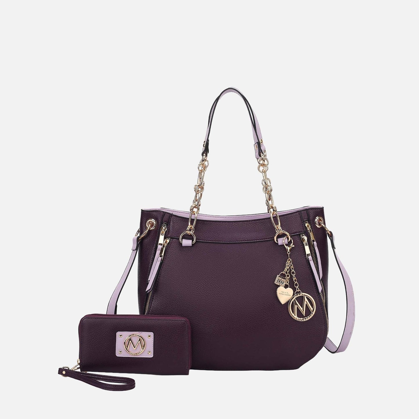 Lina Shoulder Bag and Wallet Set in Purple view 11 - Lena Shoulder Bag Kate Spade (one-piece)
