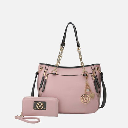 Lina Shoulder Bag and Wallet Set in Silver view 12 - Lena Shoulder Bag Kate Spade (one-piece)