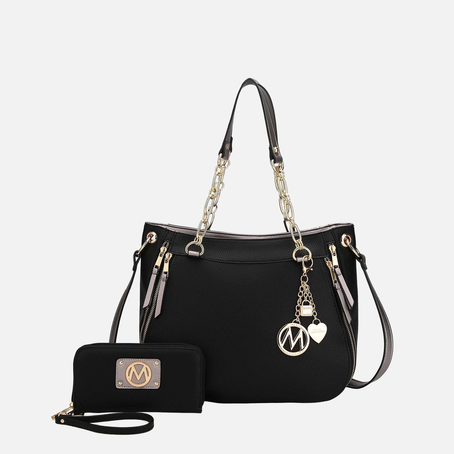 Lina Shoulder Bag and Wallet Set in Taupe view 6 - Lena Shoulder Bag Kate Spade (one-piece)