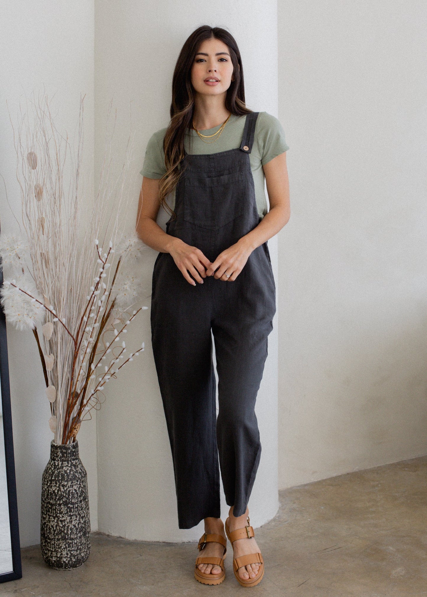 Linen Overall in S view 5 - Linen Overalls (one-piece)