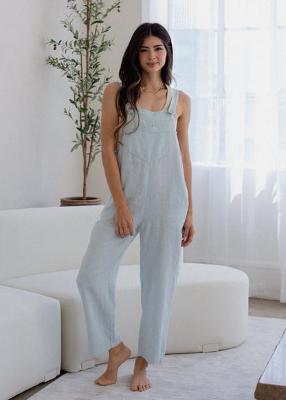 Linen Overall in S view 6 - Linen Overalls (one-piece)