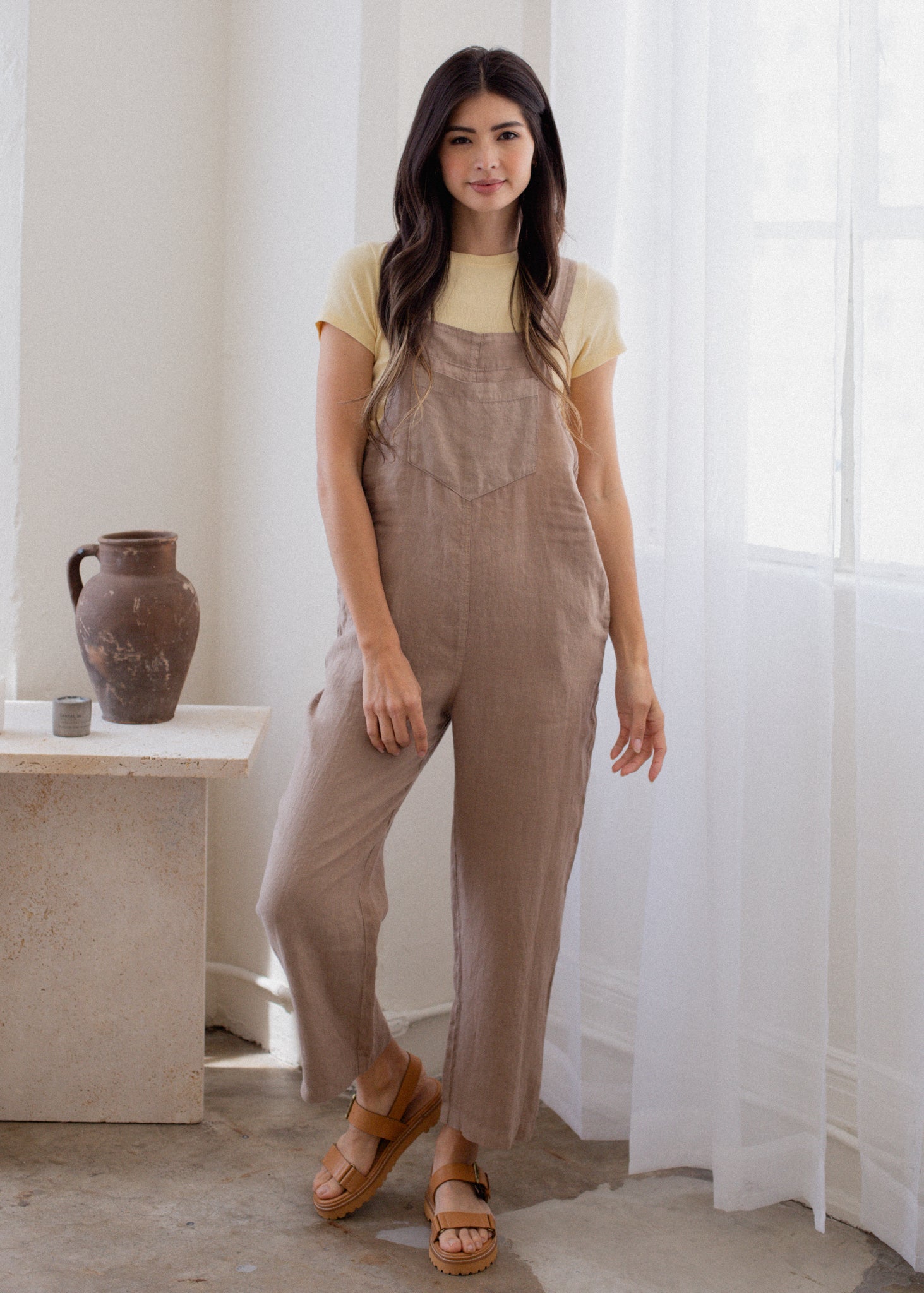 Linen Overall in XS - Linen Overalls (one-piece)