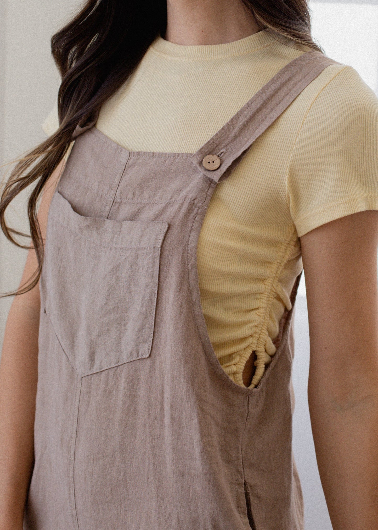 Linen Overall in XS view 2 - Linen Overalls (one-piece)