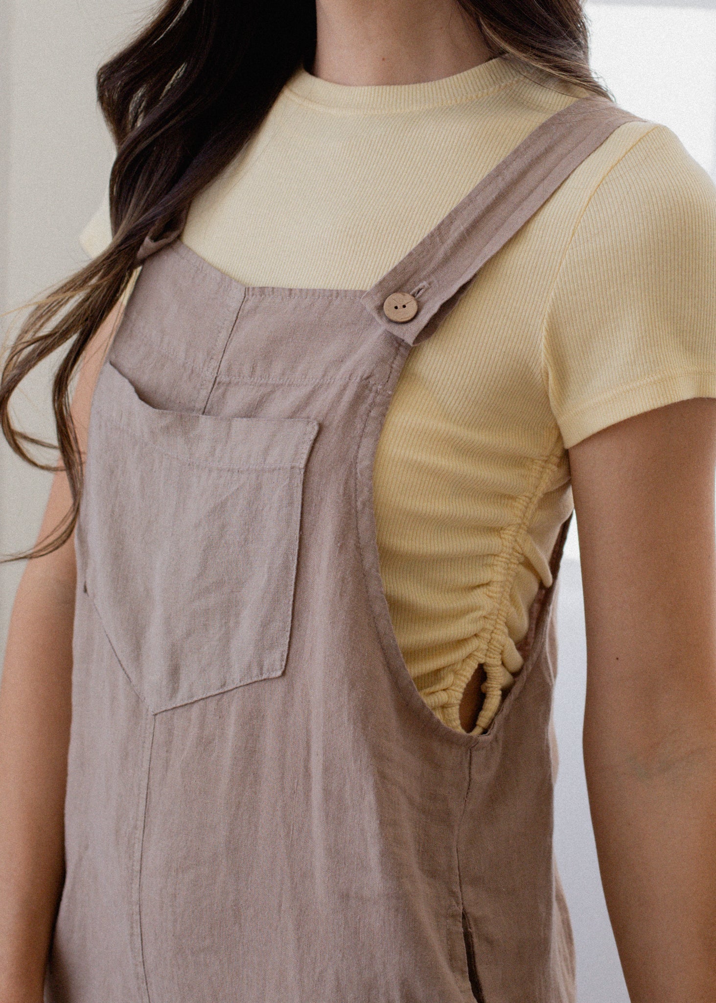 Linen Overall in XS view 2 - Linen Overalls (one-piece)