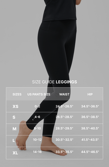 Lisse Compression Leggings in Black / Noir view 8 - Athelisse (bottom)
