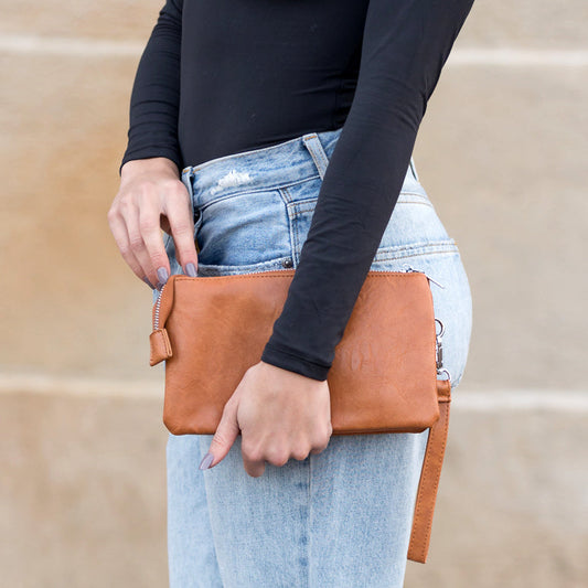 Liv Convertible Compact Crossbody in Cognac view 2 - Kate Spade Liv Convertible Crossbody (bag)