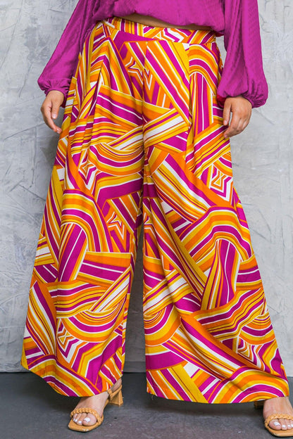 Lively Cham Woven Pants in RUST BERRY view 6 (bottom)