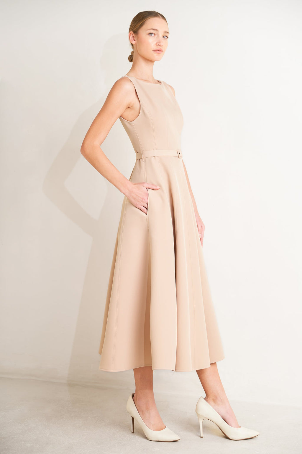 Living the Dream Woven Midi Dress view 10 (dress) - live the dream dress the part meaning, tomodachi li - shop at us.meeeshop