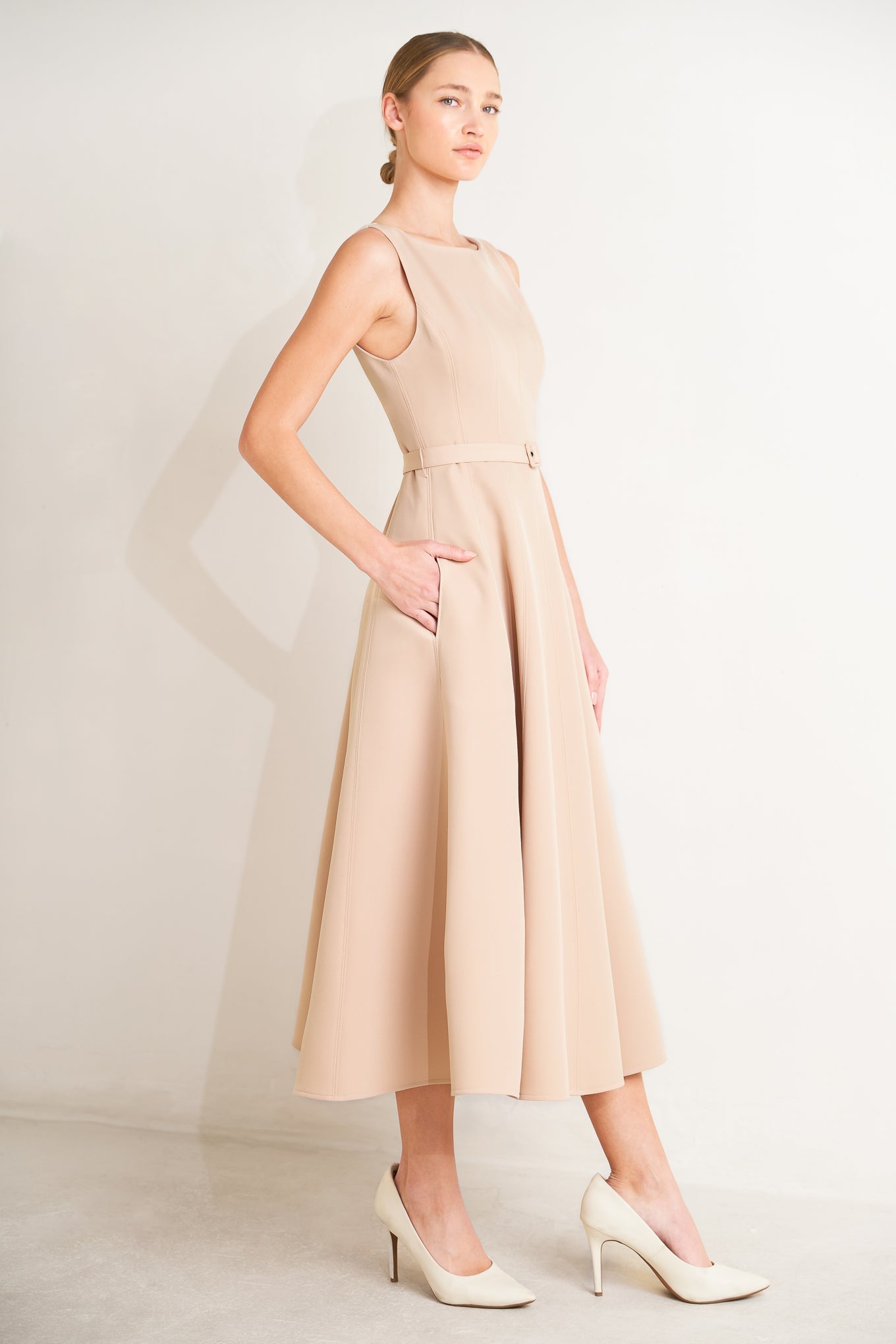 Living the Dream Woven Midi Dress view 10 - Dream Life Dress