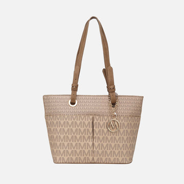 Lori Signature Tote Bag in Beige - Bag Tote