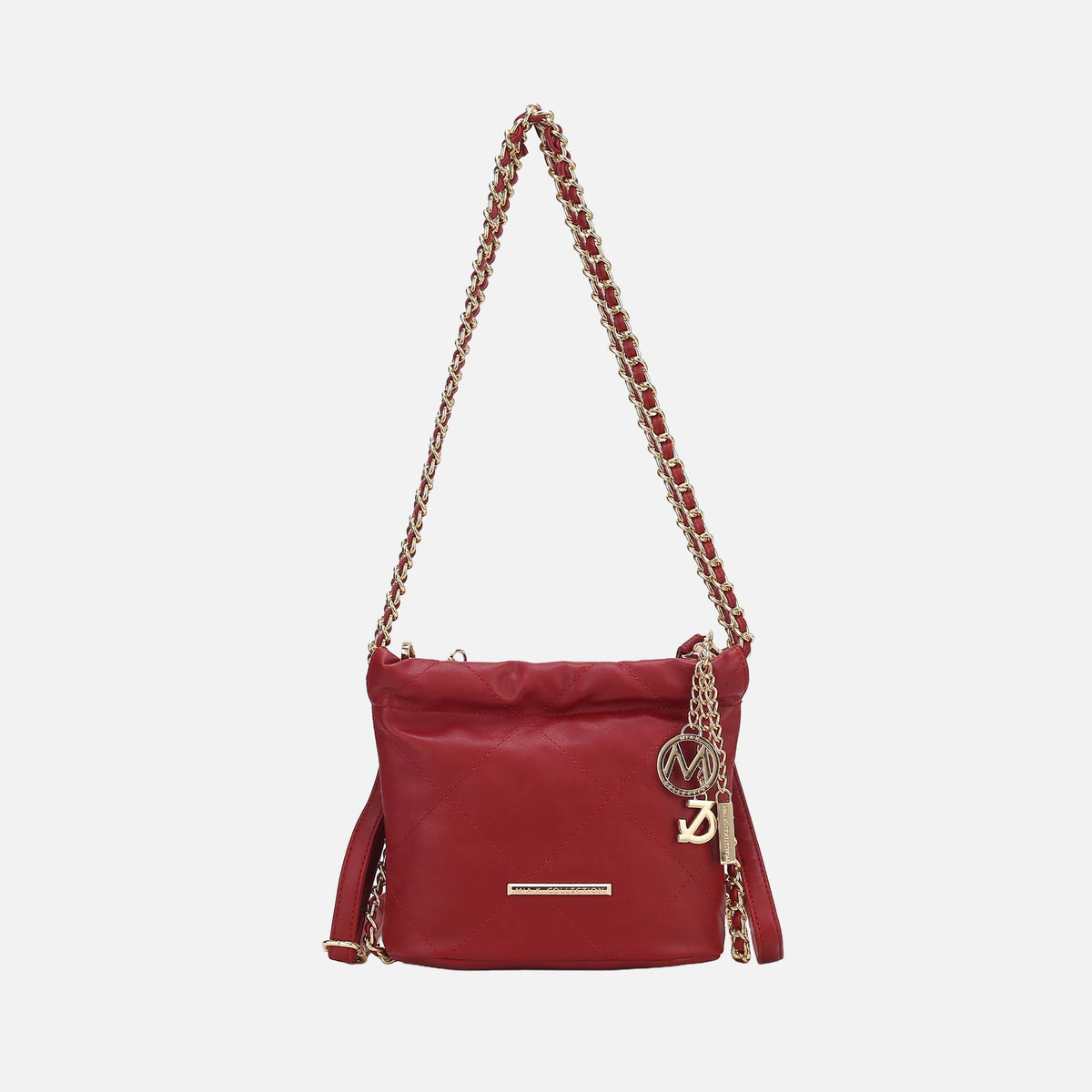Loriana Quilted Bag in Fuchsia view 5