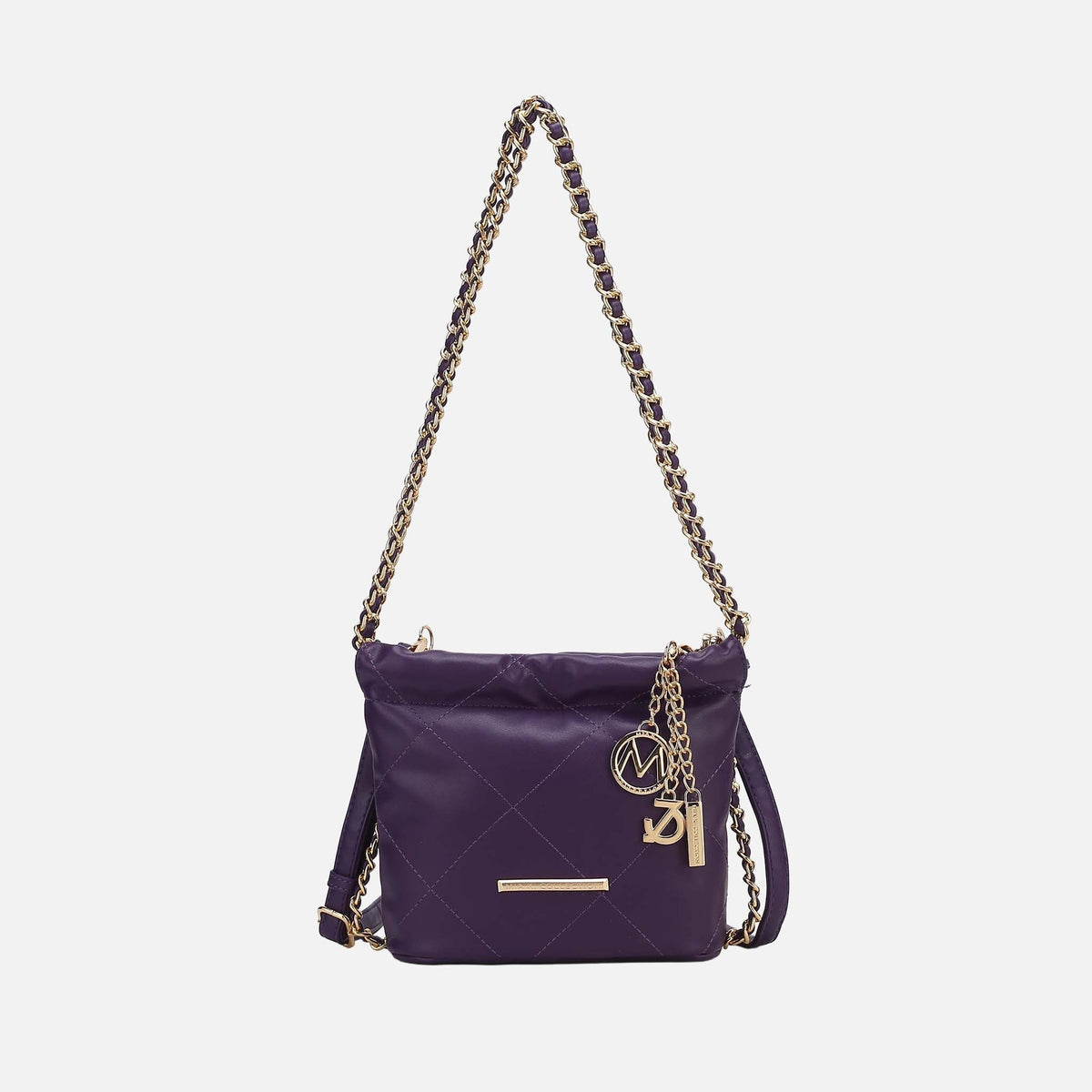 Loriana Quilted Bag in Navy view 6