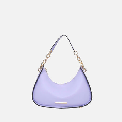 Lottie Hobo Bag in Light Grey view 6 - Lottie Shoulder Bag