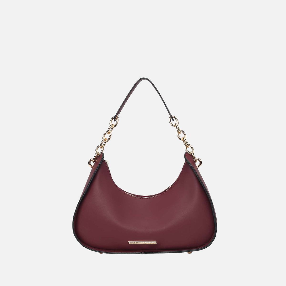 Lottie Hobo Bag in Merlot view 10 - Lottie Shoulder Bag