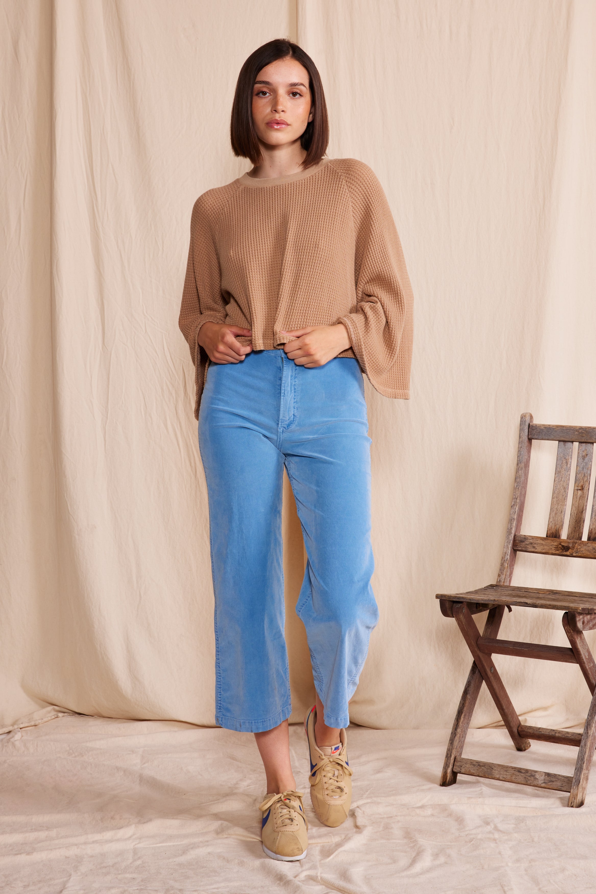 Lotus Waffle Top S view 4 (top) - waffle top, lotus waffle top - shop at us.meeeshop