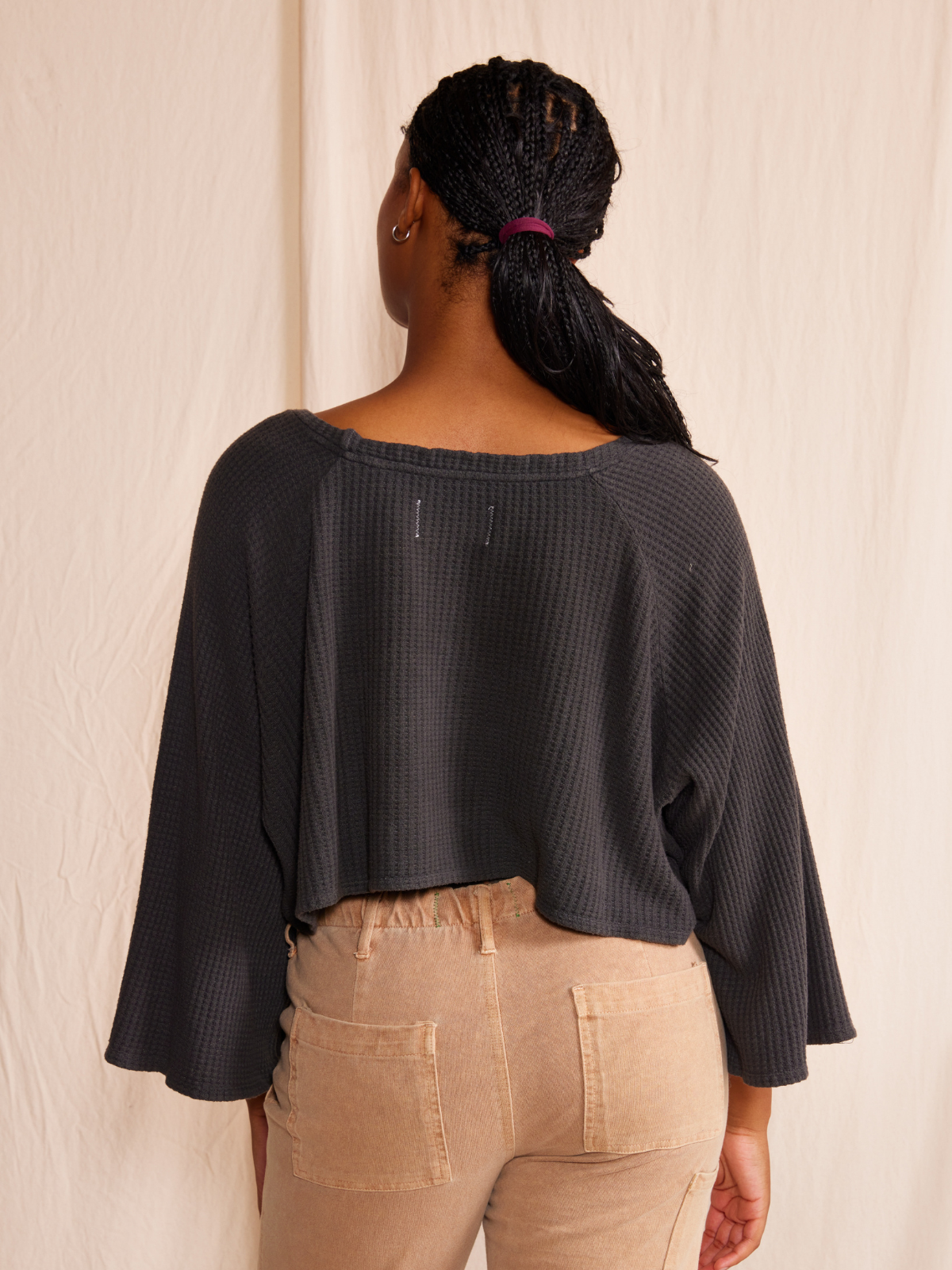 Lotus Waffle Top XL view 9 (top) - waffle top, lotus waffle top - shop at us.meeeshop