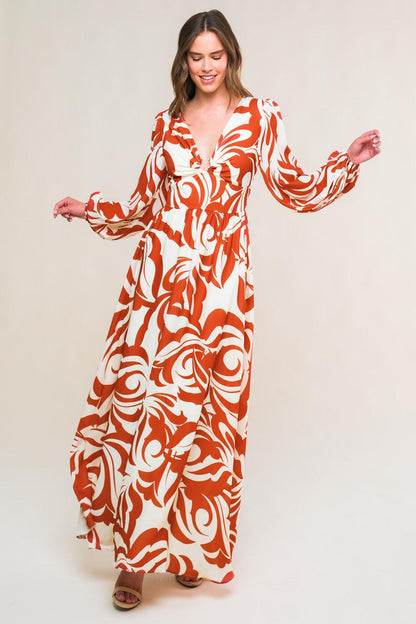 Love in Your Eyes Woven Maxi Dress in IVORY BROWN - Love Your Dress Reviews