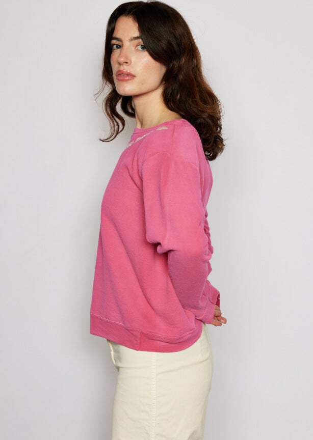 Love More Vintage Sweatshirt in Cream view 7 - Love More T Shirt (top)