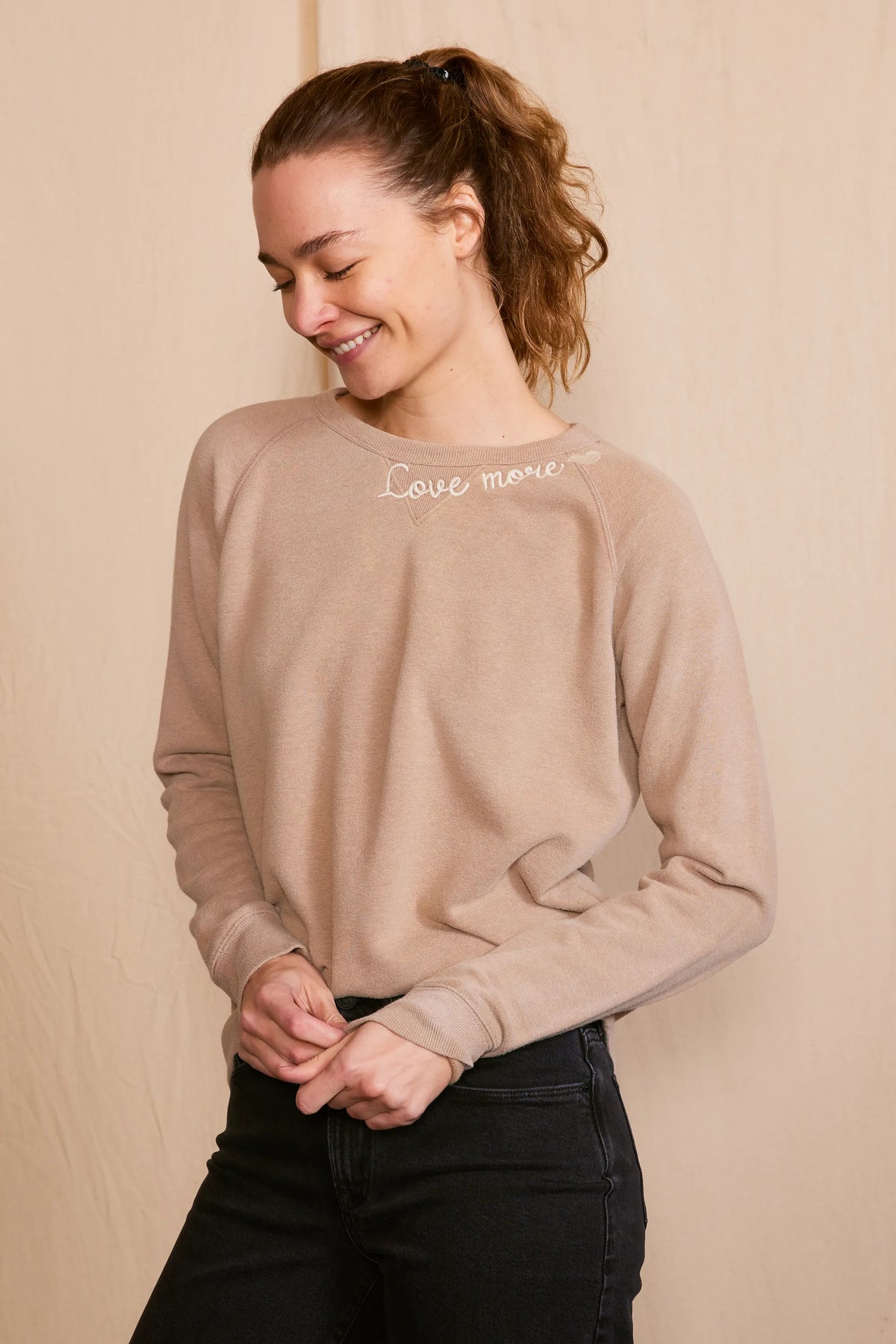 Love More Vintage Sweatshirt view 21 - Love More T Shirt (top)
