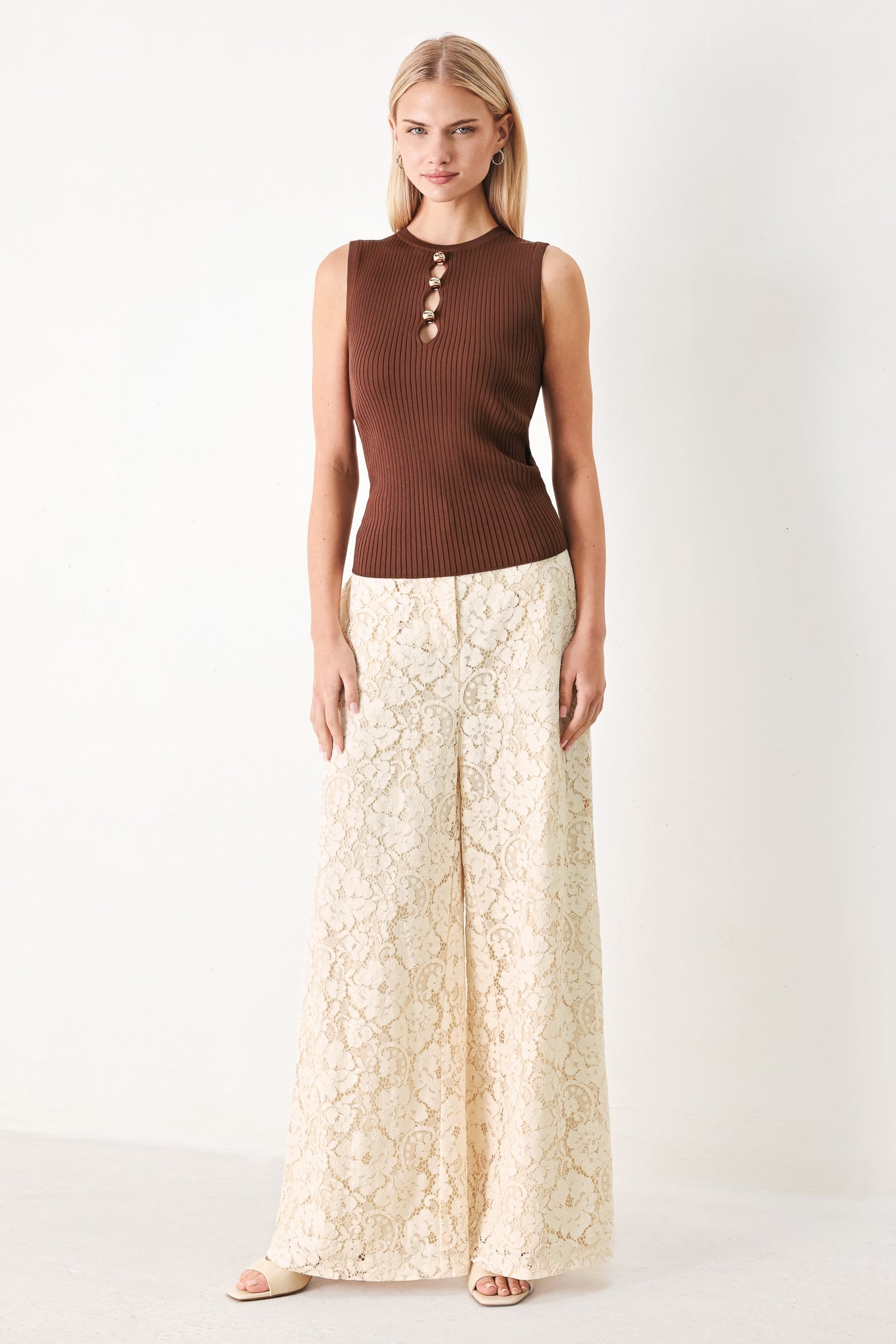 Loving This Look Sweater Knit Top in OFF WHITE view 4 - Fall Wardrobe Essential - Love This Sweater