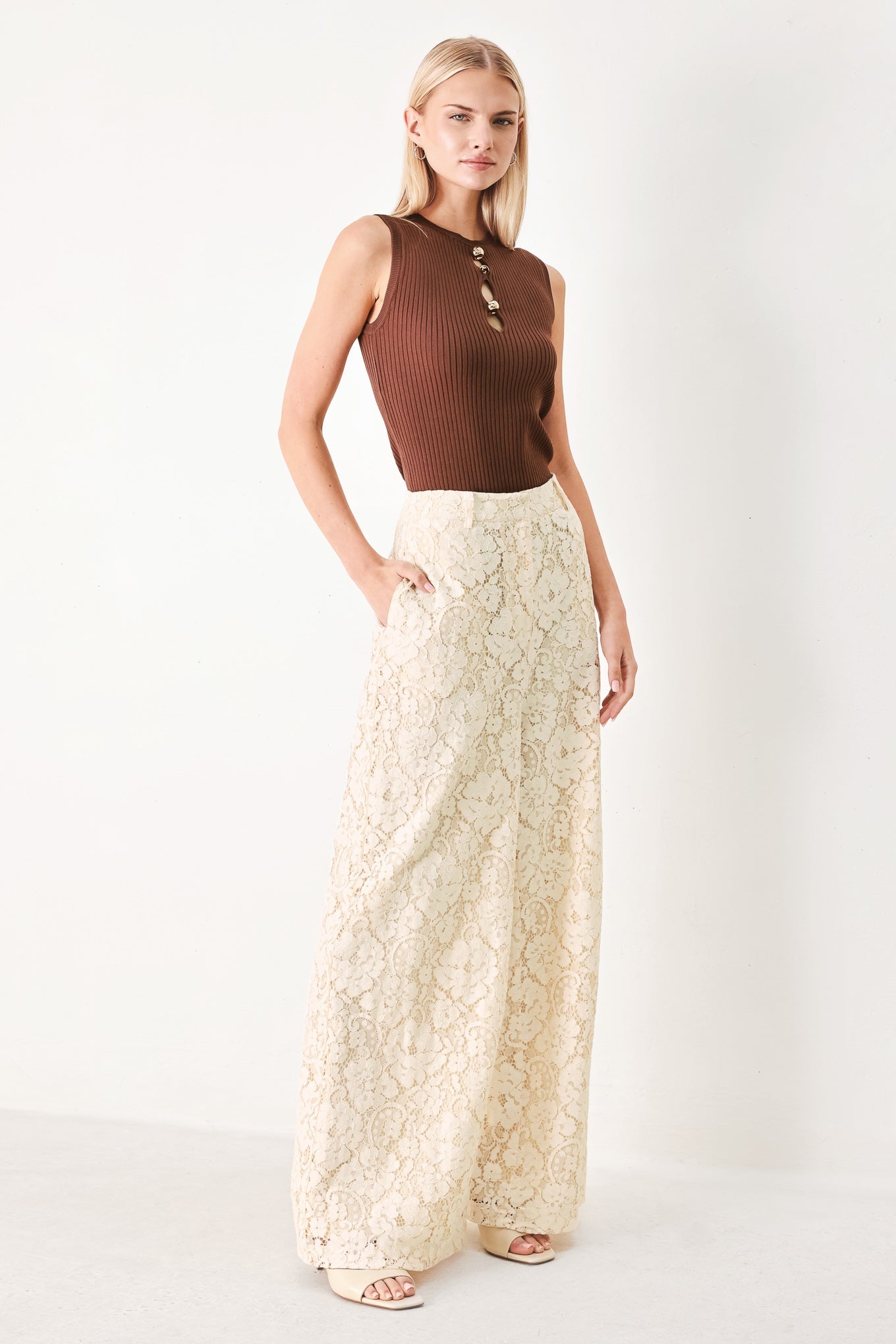 Loving This Look Sweater Knit Top in OFF WHITE view 6 - Fall Wardrobe Essential - Love This Sweater