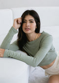 Long Sleeve Baby Crop Tee