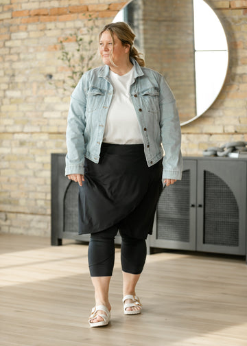 Lucille Tulip Hem Leggings Skirt in S view 2 (bottom)