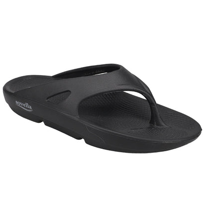 Lucky Feet Shoes Sovella Active Recovery Sandals Women's Pf Thong Black in 6