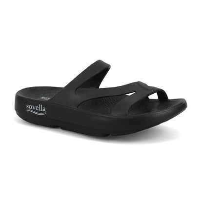 Lucky Feet Shoes Sovella Active Recovery Sandals Women's Pf Slide Black in 6