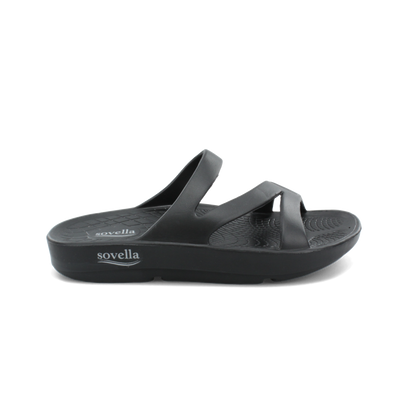 Lucky Feet Shoes Sovella Active Recovery Sandals Women's Pf Slide Black in 7 view 2