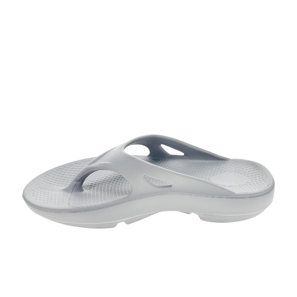 Lucky Feet Shoes Sovella Active Recovery Sandals Women's Pf Thong Light Grey in LIGHT GREY view 3 - Sovella Athletic Shoes