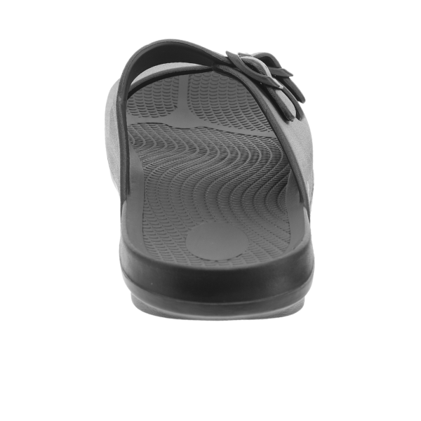 Lucky Feet Shoes Sovella Active Recovery Sandals Women's Pf Buckle Slide Black in BLACK view 5