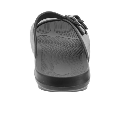 Lucky Feet Shoes Sovella Active Recovery Sandals Women's Pf Buckle Slide Black in BLACK view 5