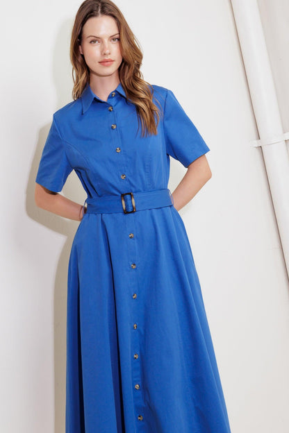Lucky Me Woven Midi Dress view 31