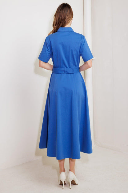 Lucky Me Woven Midi Dress view 32