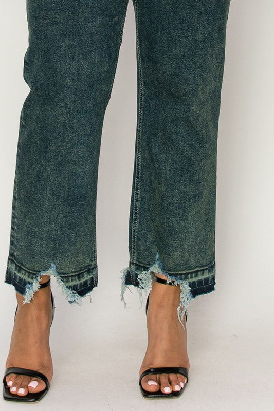 Lucy plus High Rise Stretch Straight Jeans view 6 - High-Waisted (bottom)