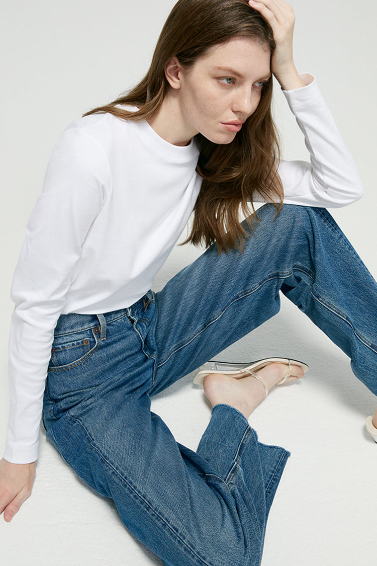 Luna Flow Jeans Hj033 in Private Dancer view 2 - Luna Pants Review (bottom)