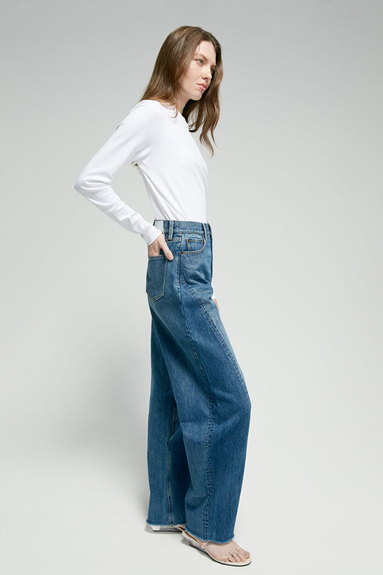 Luna Flow Jeans Hj033 in Private Dancer view 4 - Luna Pants Review (bottom)