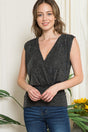 Lurex Wrap Top