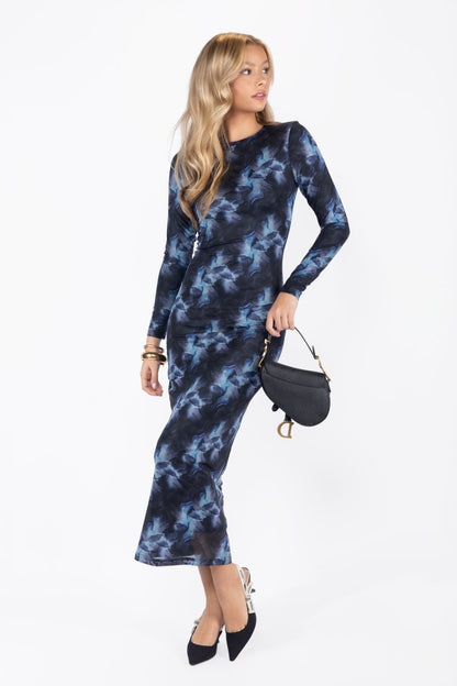 Lyra Dress (blue) in M view 3 - Lyra Blue Gown