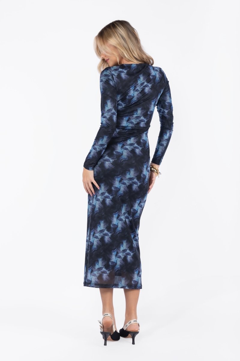 Lyra Dress (blue) in XL view 5 - Lyra Blue Gown
