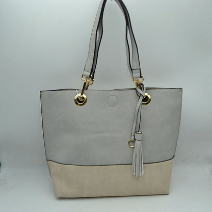 Madeline Love 2 N1 Vegan Tote Handbag Pouch Faux Leather Tote Bag view 16 - Bag Tote