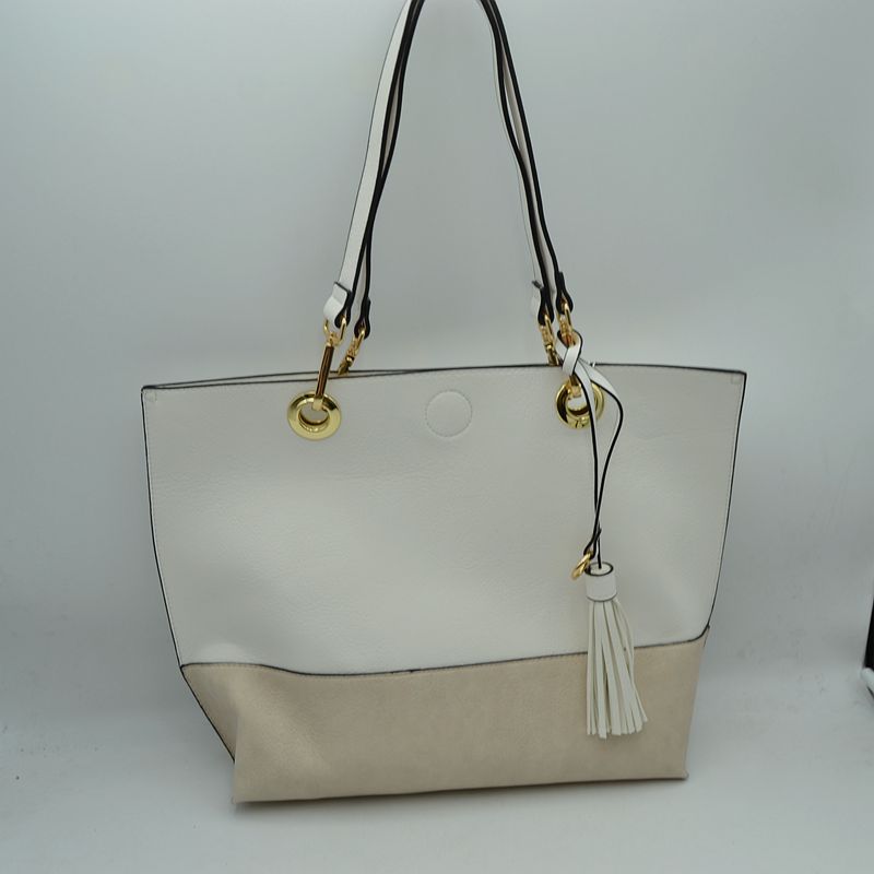 Madeline Love 2 N1 Vegan Tote Handbag Pouch Faux Leather Tote Bag view 26 - Bag Tote