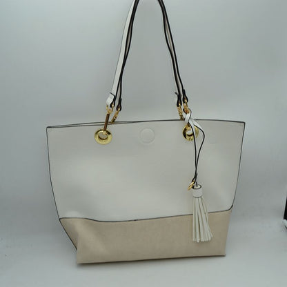 Madeline Love 2 N1 Vegan Tote Handbag Pouch Faux Leather Tote Bag view 26 - Bag Tote