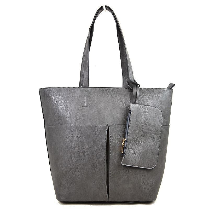 Madeline Love 3 in 1 Large Soft Faux Leather Womens Tote Handbags view 37 - Handbags Tote