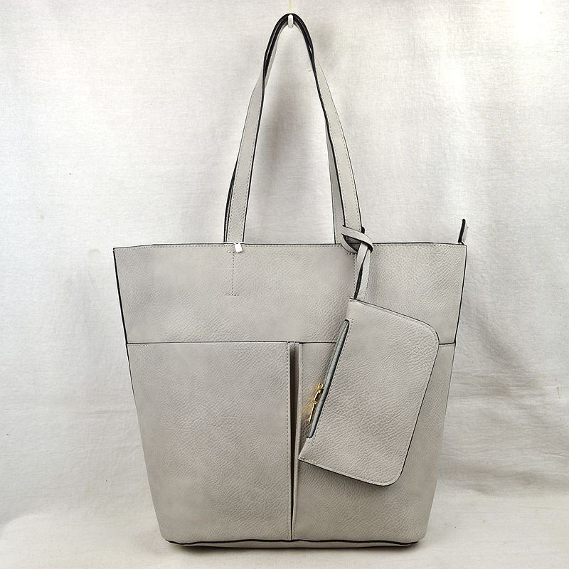 Madeline Love 3 in 1 Large Soft Faux Leather Womens Tote Handbags view 43 - Handbags Tote